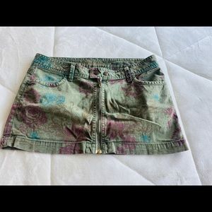 Guess Jeans Zip up Mini  Skirt